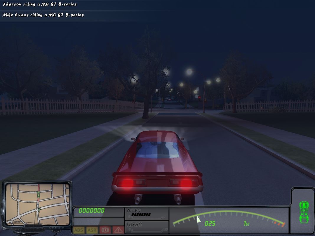 Street Legal Racing: Redline (Windows) screenshot: Racing at night