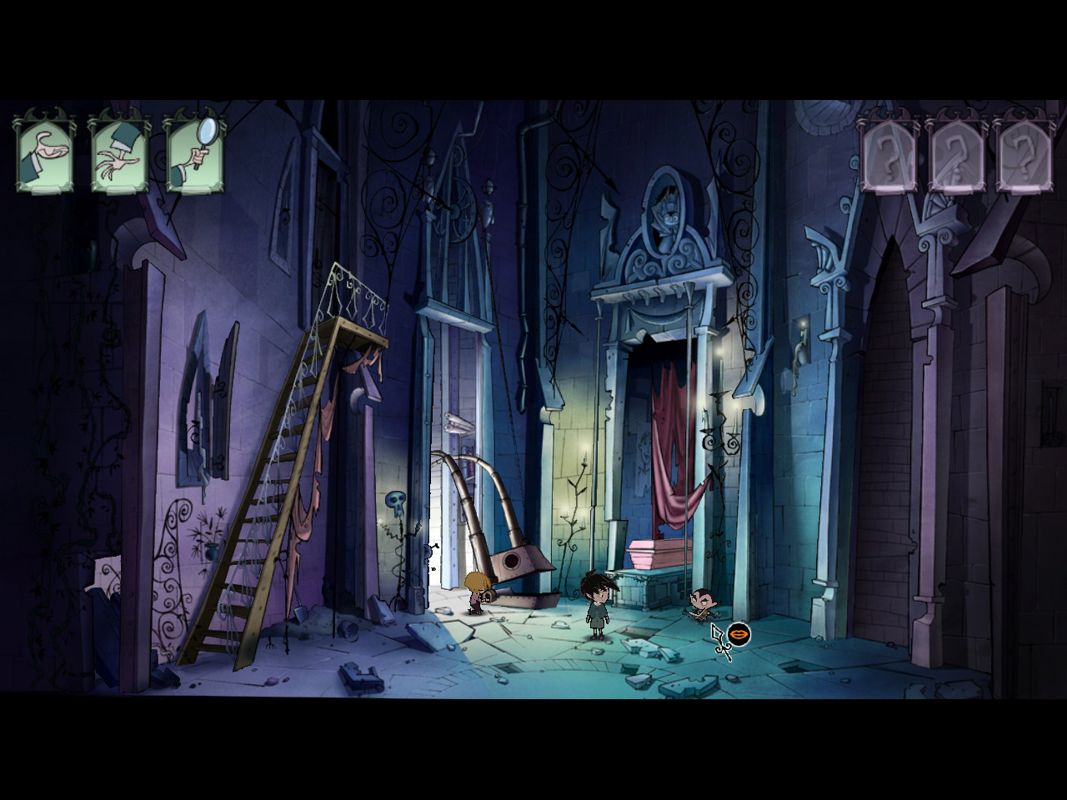 Die Schule der kleinen Vampire: Knoblauchalarm (Windows) screenshot: inside the crypt