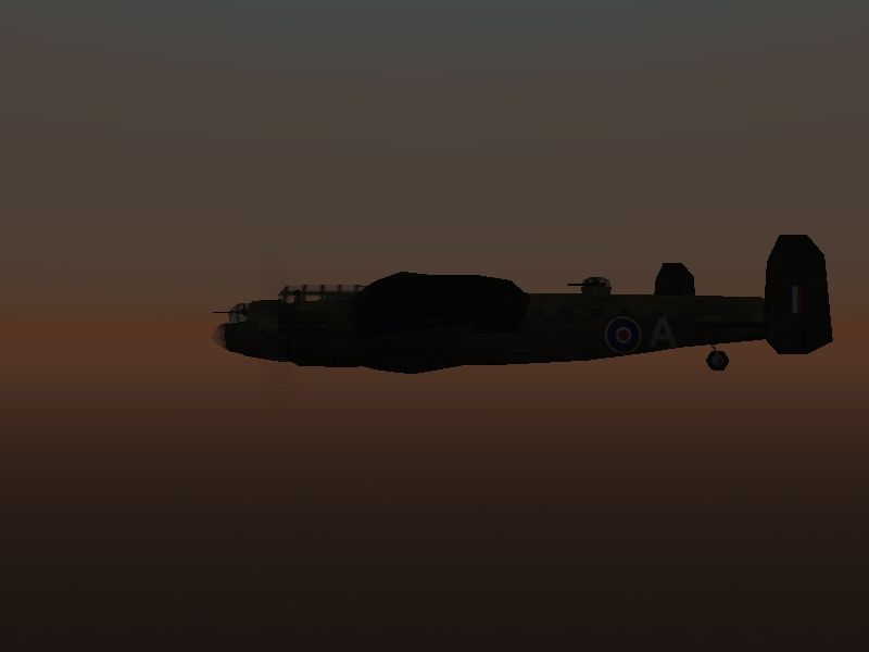 Jane's Combat Simulations: Attack Squadron (Windows) screenshot: Our bomber, minutes before the attack