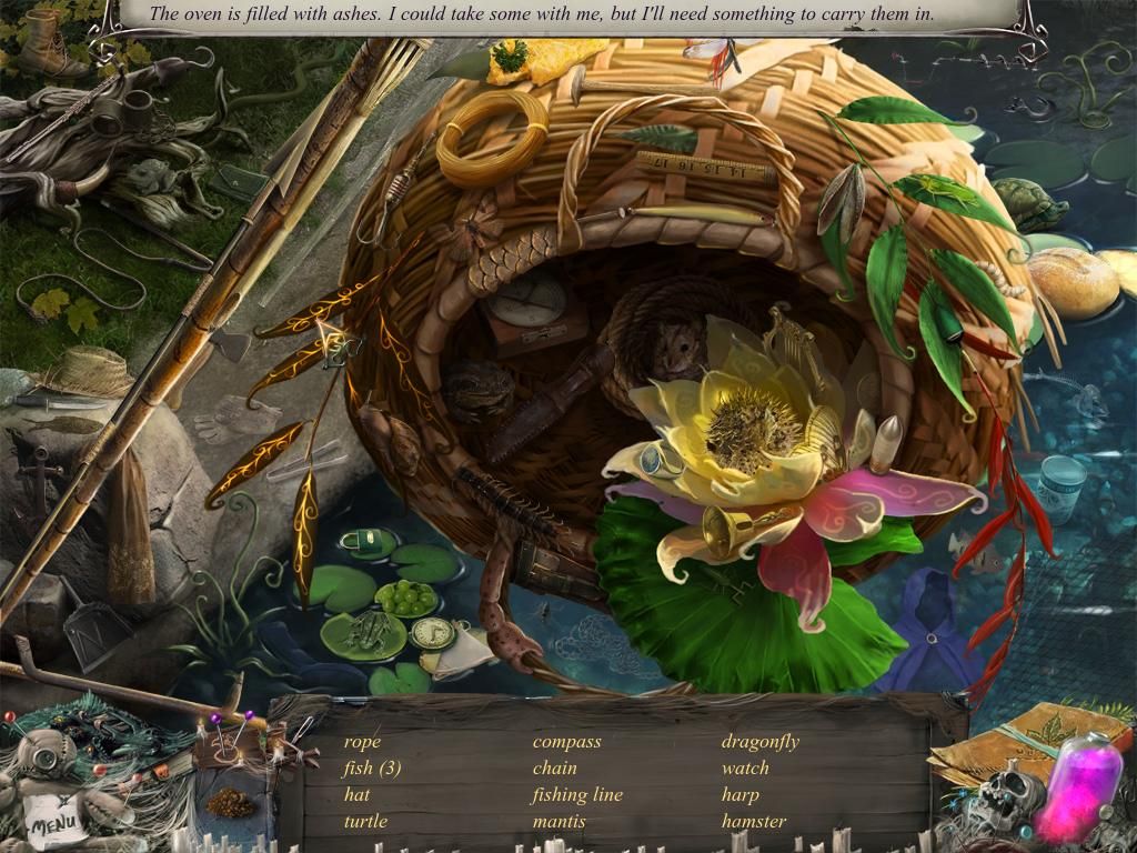 Deadtime Stories (Windows) screenshot: Creek - objects