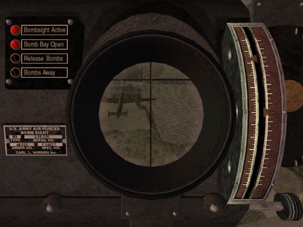 Jane's Combat Simulations: Attack Squadron (Windows) screenshot: Bomber station