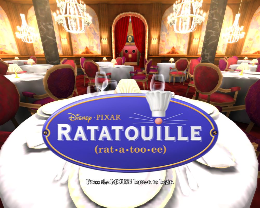 Disney•Pixar Ratatouille (Windows) screenshot: Title screen