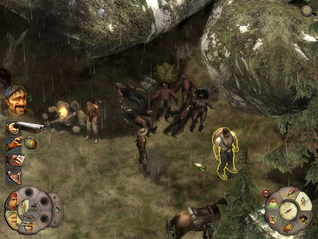 Helldorado (Windows) screenshot: A big pile of corpses
