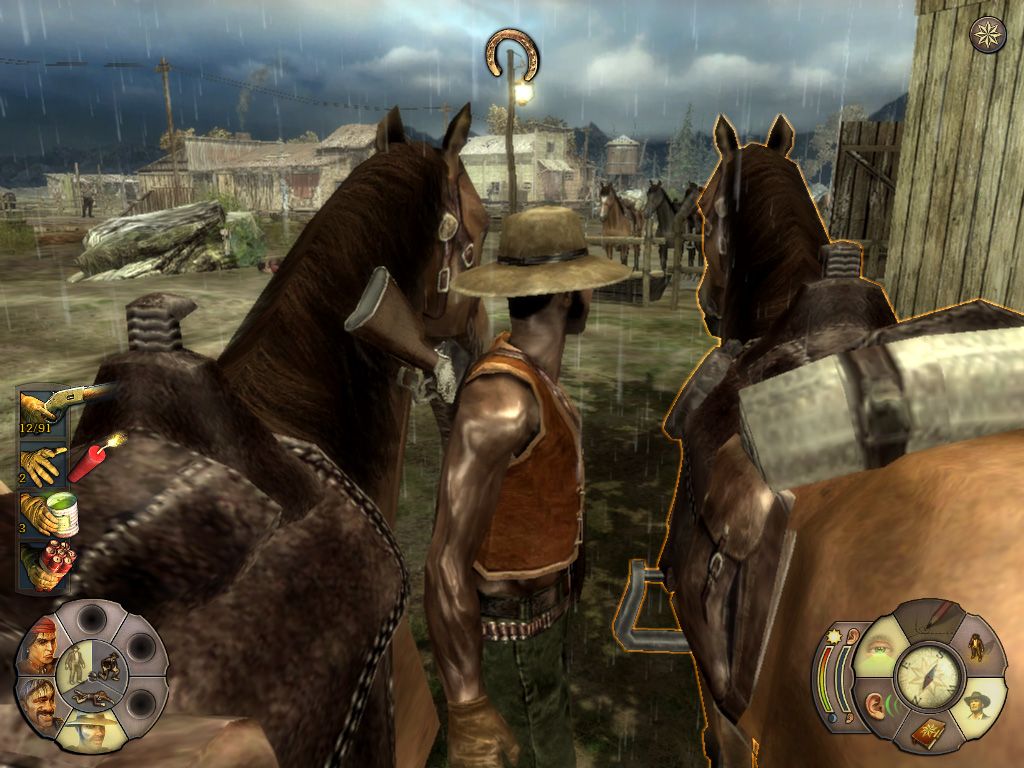 Helldorado (Windows) screenshot: Time to get a horse