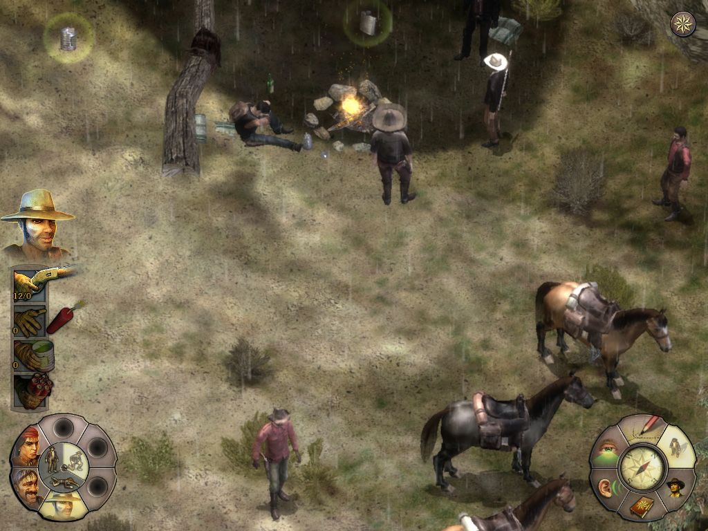 Helldorado (Windows) screenshot: Bandit camp