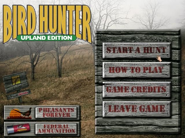 Bird Hunter: Upland Edition (Windows) screenshot: Main Menu