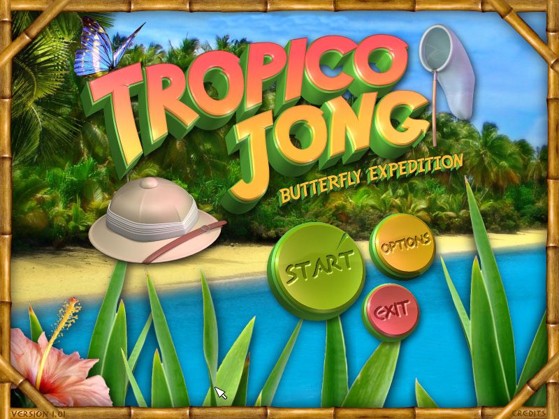 Tropico Jong (Windows) screenshot: Title Screen and main menu
