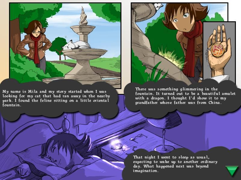Dragon Portals (Windows) screenshot: Opening story