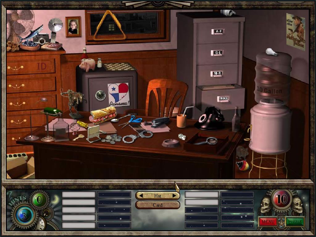 3 Cards to Midnight (Windows) screenshot: A desk