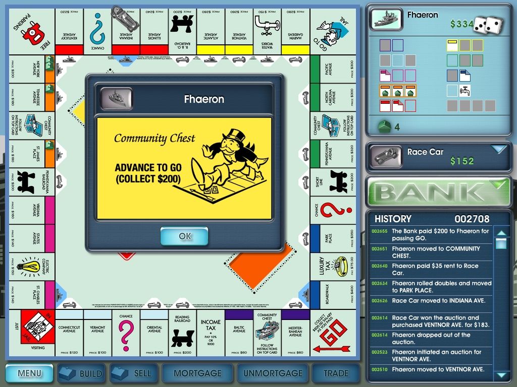 Screenshot of Monopoly 2008 (Windows, 2007) - MobyGames