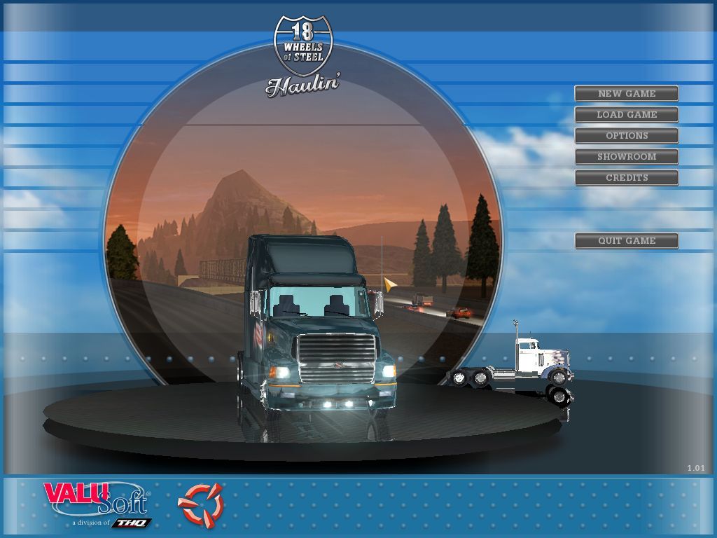 18 Wheels of Steel: Haulin' (Windows) screenshot: Main Menu