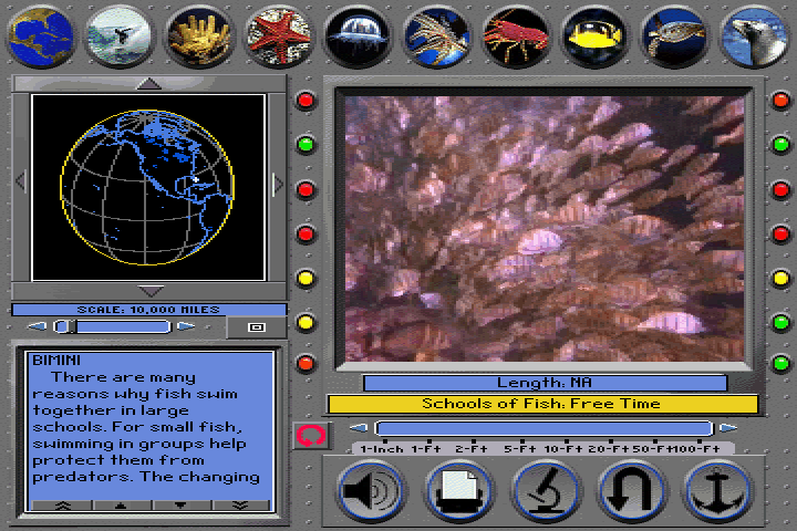 Screenshot Of Undersea Adventure (DOS, 1994) - MobyGames