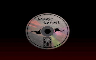 Magic Carpet (DOS) screenshot: Loading the game (CD-ROM version)