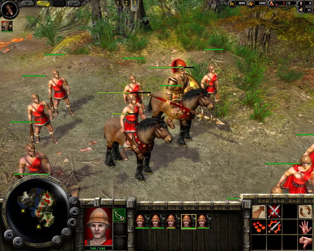 Ancient Wars: Sparta (Windows) screenshot: You can stole the horses to the enemies and use them