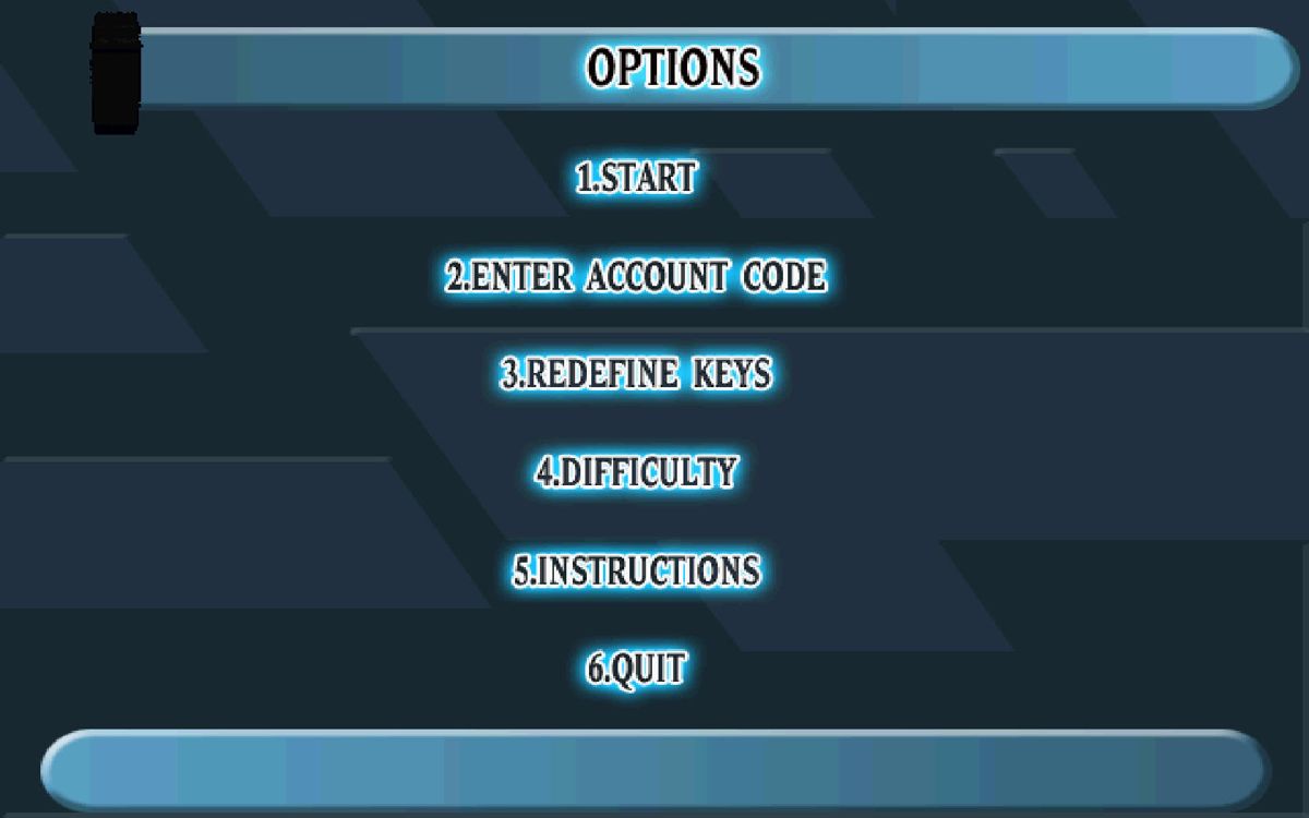 Ghostbusters (Windows) screenshot: Main menu.