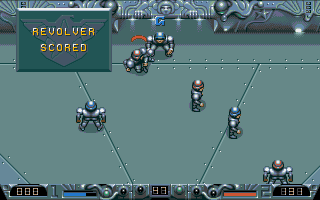 Speedball 2: Brutal Deluxe (Amiga) screenshot: Goal replay