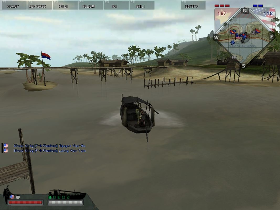 Battlefield: Vietnam (Windows) screenshot: A good solution, reach the other side using a Sampan