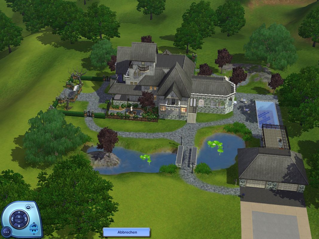 The Sims 3 (Windows) screenshot: Nice house - too bad it's haunted.