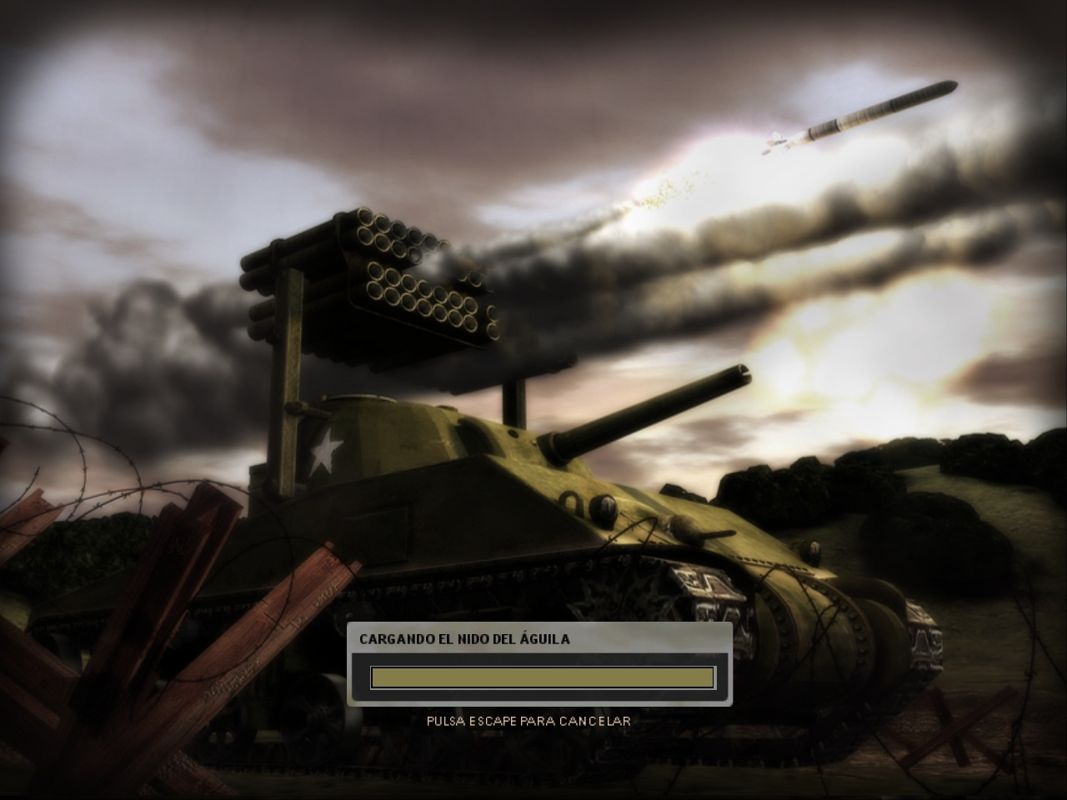 Battlefield 1942: Secret Weapons of WWII (Windows) screenshot: Eagle's nest mission loading screen