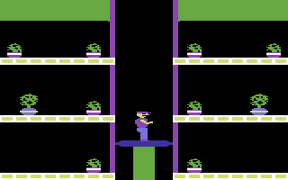 The Heist (Commodore 64) screenshot: Level complete, now on to the next one!