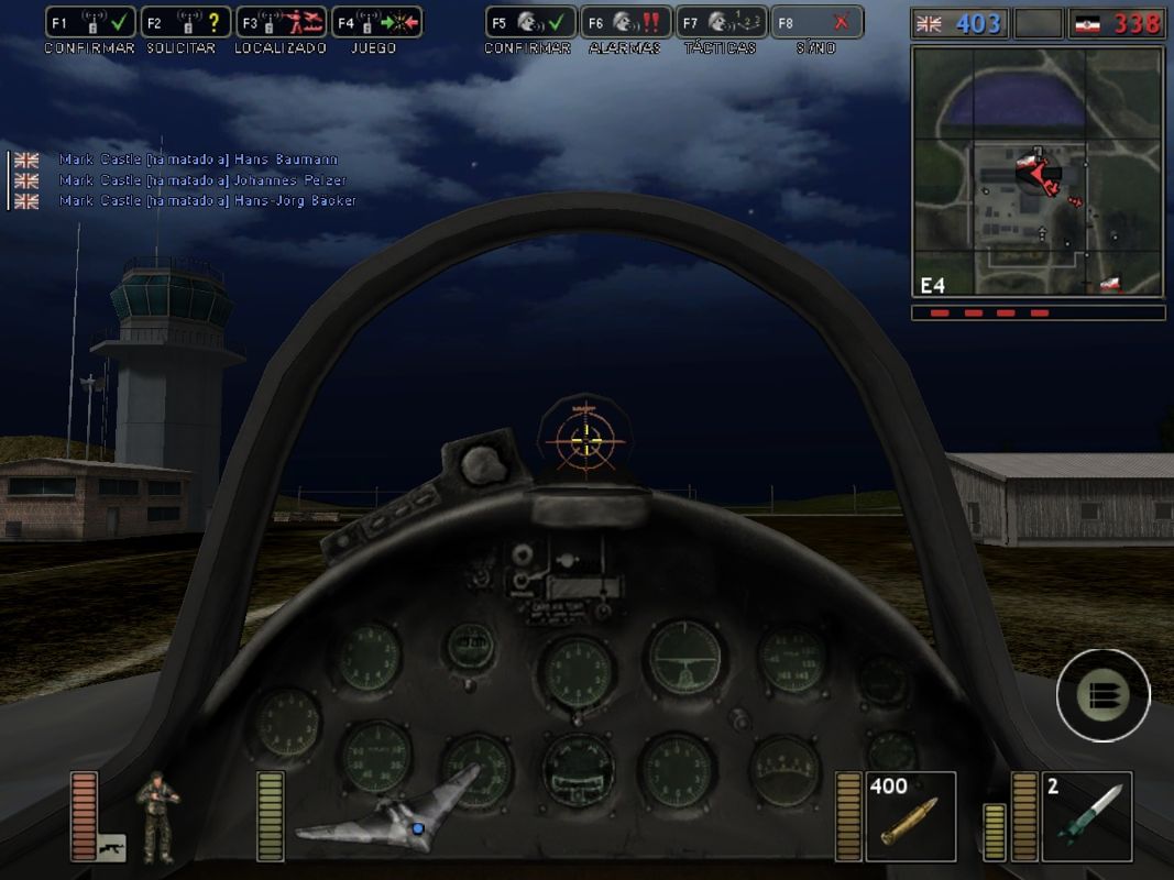 Battlefield 1942: Secret Weapons of WWII (Windows) screenshot: Horton HO229 cockpit