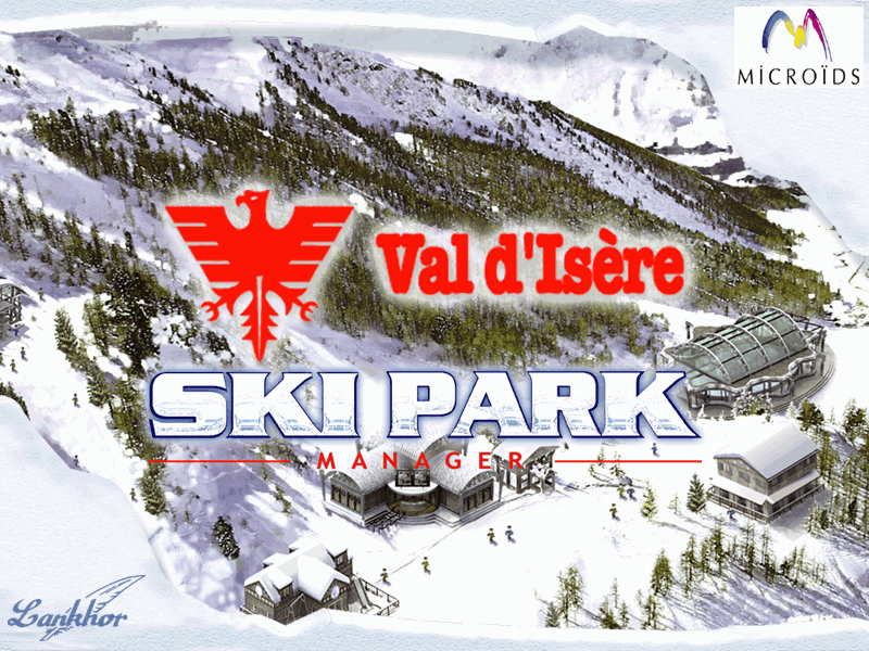 Val d'Isère Ski Park Manager (Windows) screenshot: Splash screen