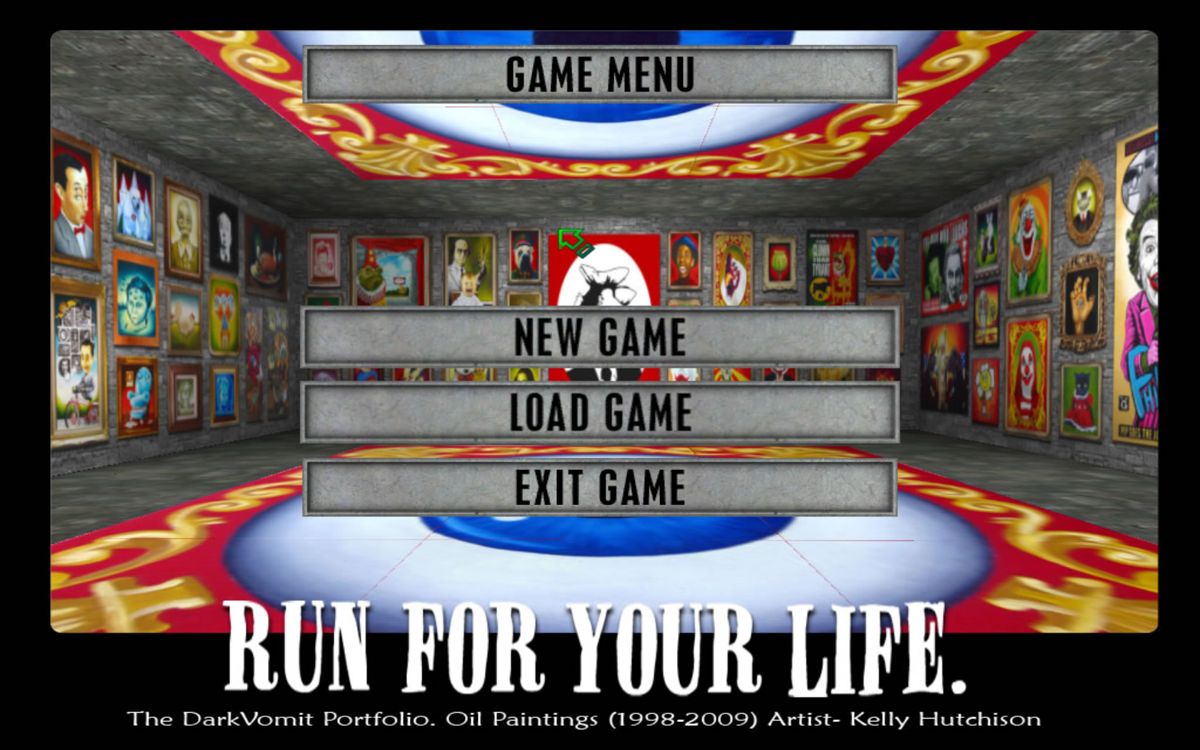 Run for Your Life (Windows) screenshot: Main menu