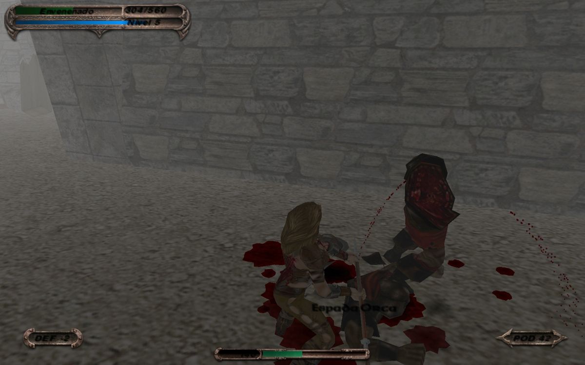 Blade of Darkness (Windows) screenshot: This game is specially well known for its gore