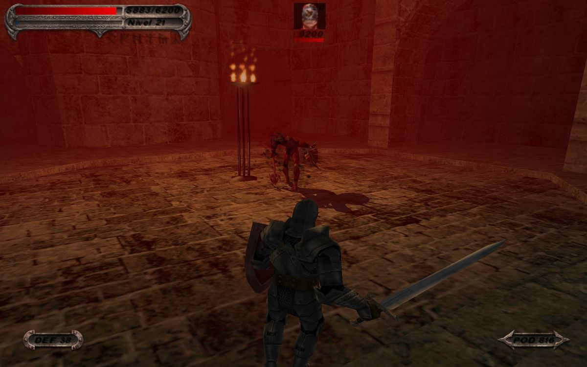 Blade of Darkness (Windows) screenshot: The vampire is a tricky enemy