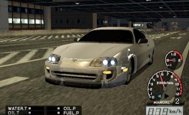 Tokyo Xtreme Racer 3 (PlayStation 2) screenshot: White Supra