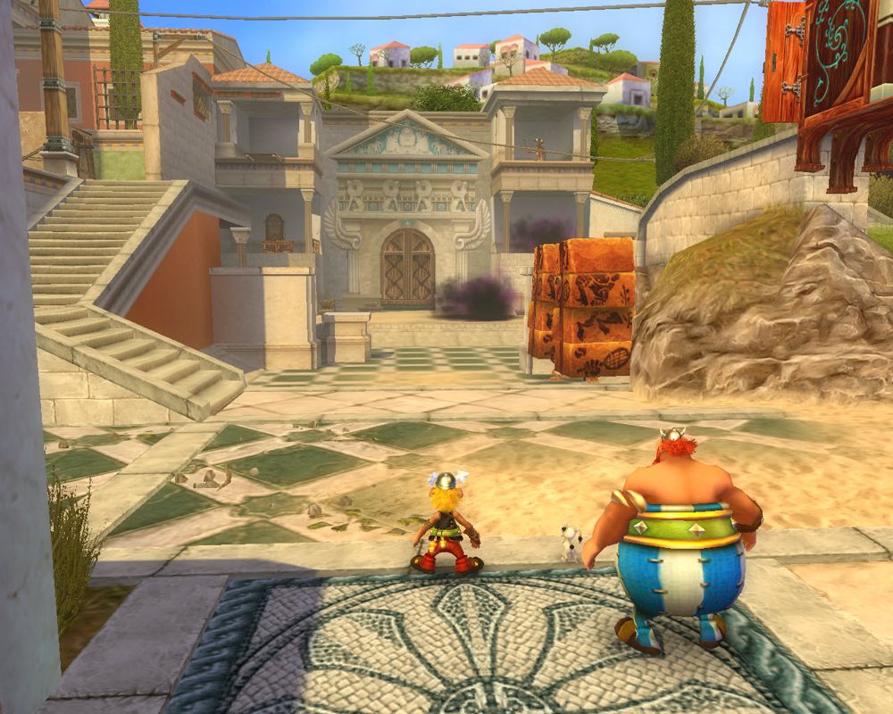 Asterix at the Olympic Games (Windows) screenshot: "Facing Brutus" Chapter