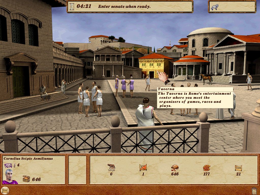 Pax Romana (Windows) screenshot: Forum