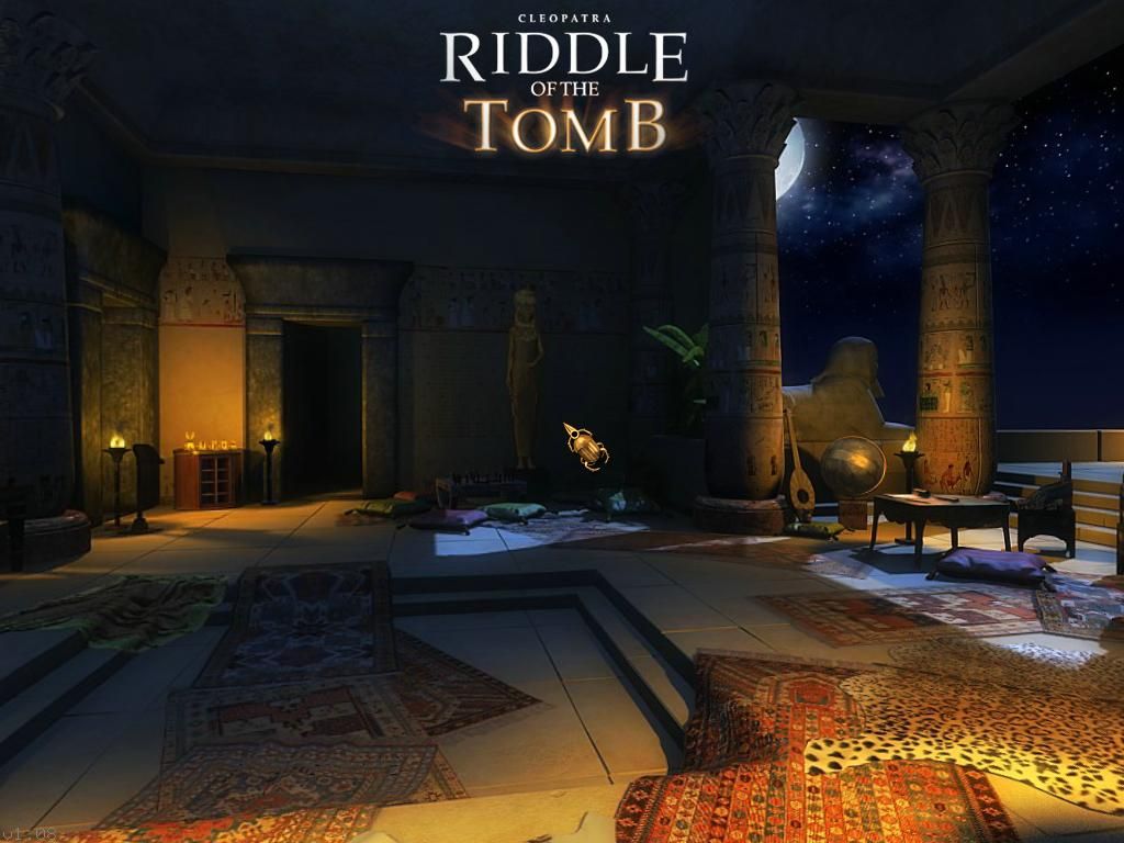 Cleopatra: Riddle of the Tomb (Windows) screenshot: Intro screen (US version)