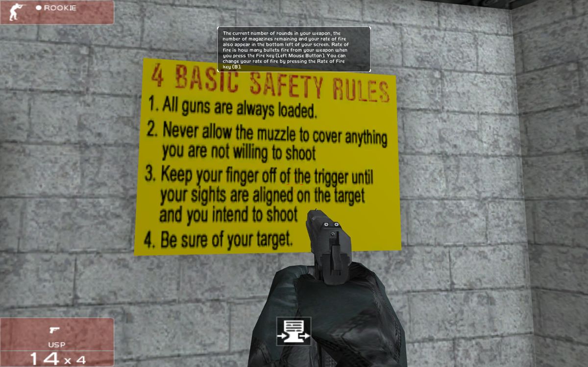 Tom Clancy's Rainbow Six 3: Raven Shield (Windows) screenshot: Four simple rules.