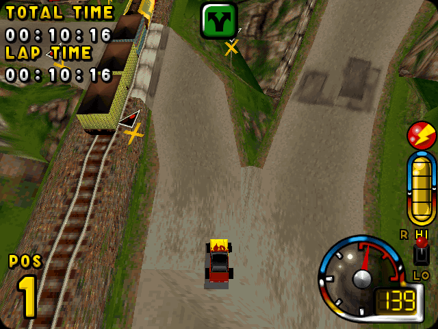 Ignition (Windows) screenshot: I'm not as fast as the train.