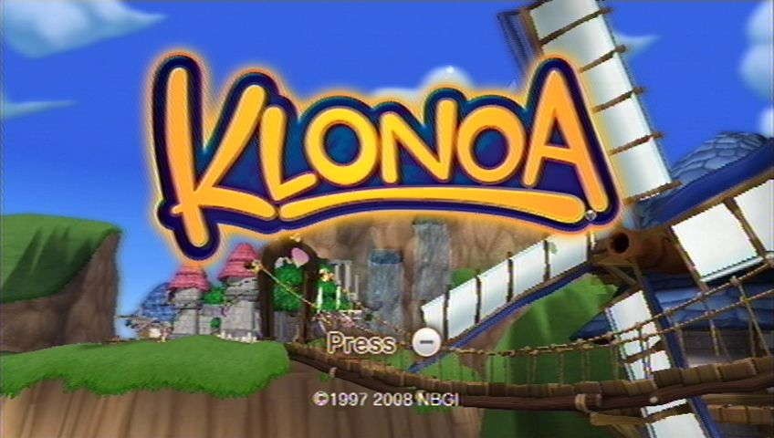 Klonoa (Wii) screenshot: Title Screen