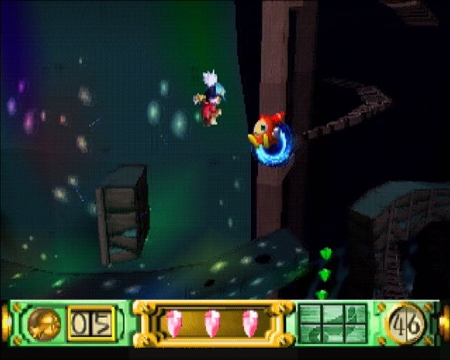 Klonoa: Door to Phantomile (PlayStation) screenshot: Inside the mines