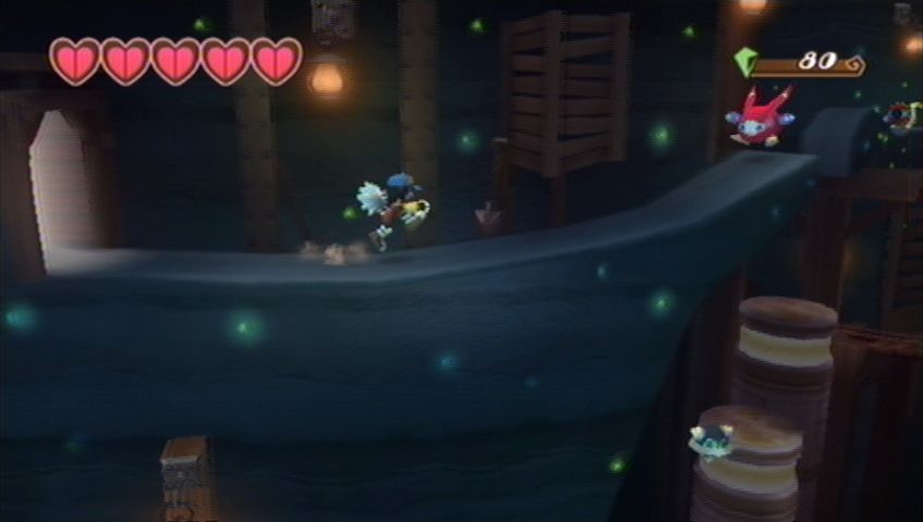 Klonoa (Wii) screenshot: Exploring the mine