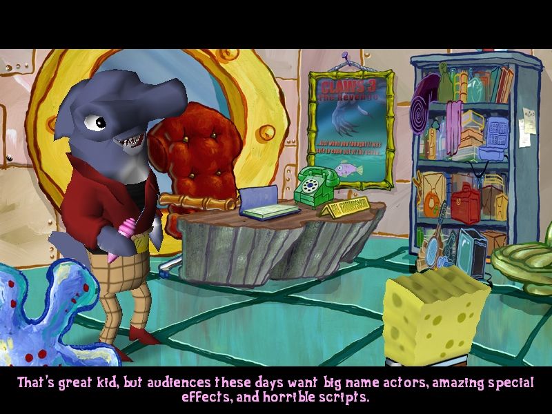 Screenshot of SpongeBob SquarePants: Lights, Camera, Pants