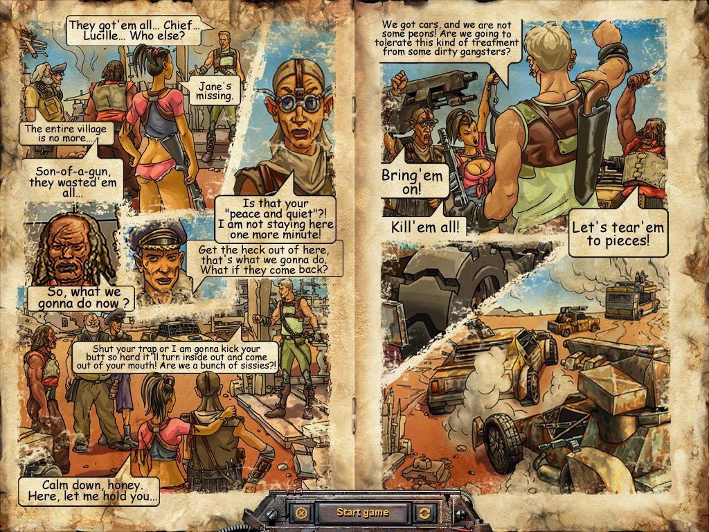 Desert Law (Windows) screenshot: A plan is formed.