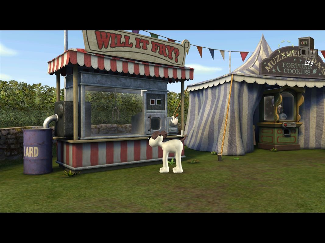 Wallace & Gromit in Muzzled! (Windows) screenshot: Will it bl...I mean fry? Of course it will. It always does.