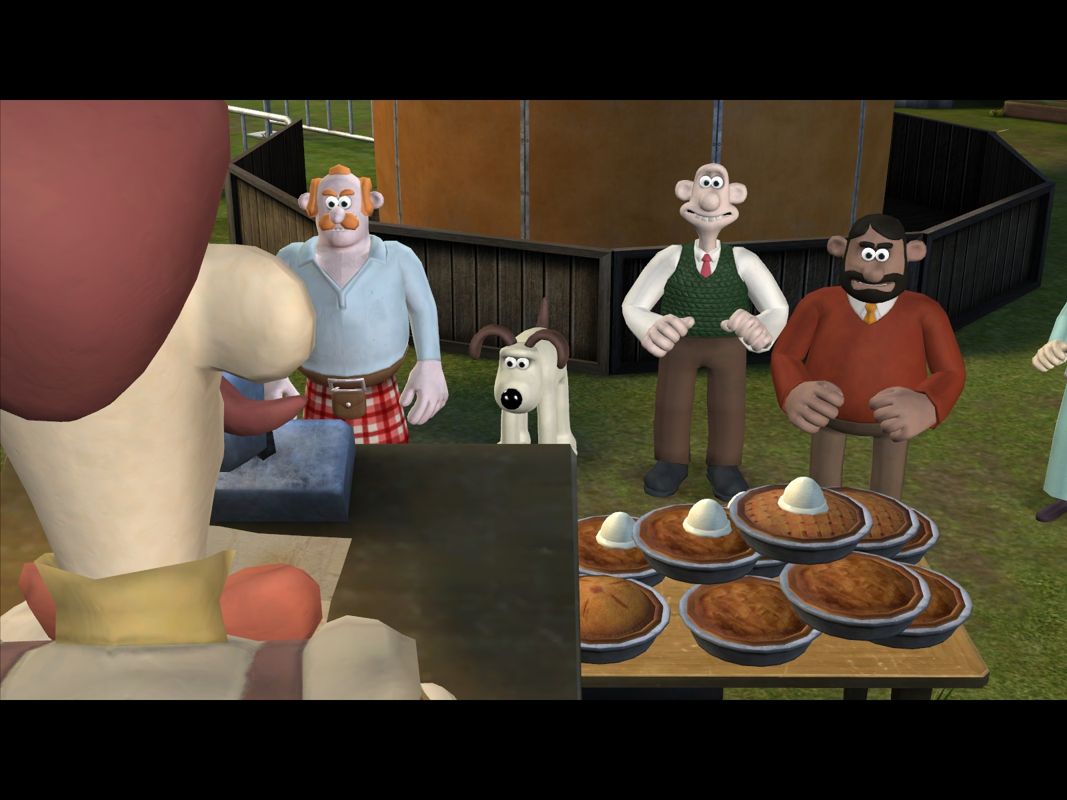 Wallace & Gromit in Muzzled! (Windows) screenshot: The fair has begun.