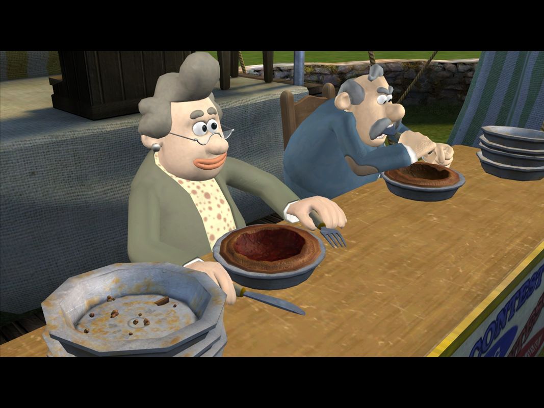 Wallace & Gromit in Muzzled! (Windows) screenshot: Winnie vs. Major Crum - Epic!