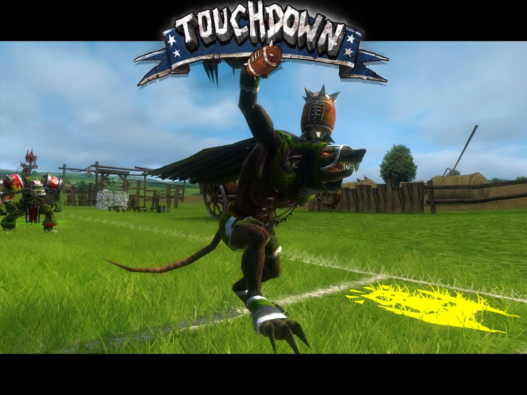 Blood Bowl (Windows) screenshot: That Skaven scored a touchdown - that little rat!