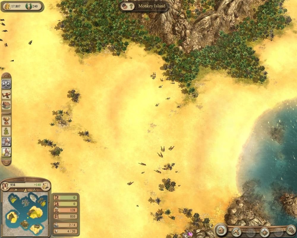 Dawn of Discovery (Windows) screenshot: Welcome to Monkey Island!