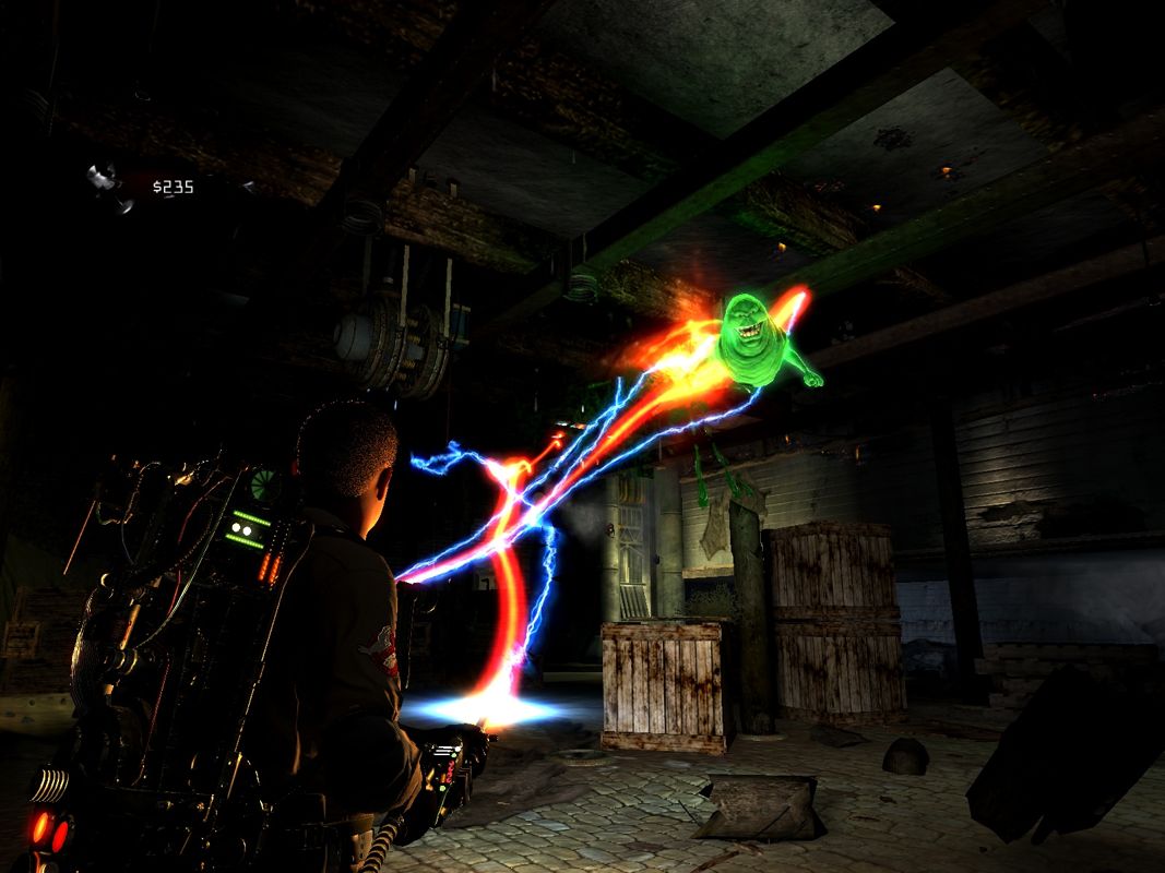 Ghostbusters: The Video Game (Windows) screenshot: Slimer has escaped - once again.