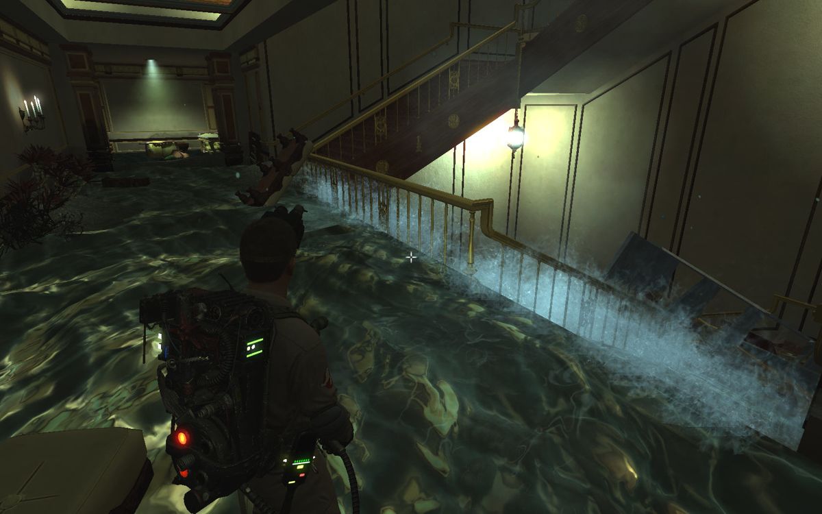 Ghostbusters: The Video Game (Windows) screenshot: Something flooding over here.