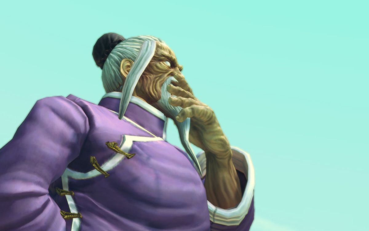 Street Fighter IV (Windows) screenshot: This is the character Gen.