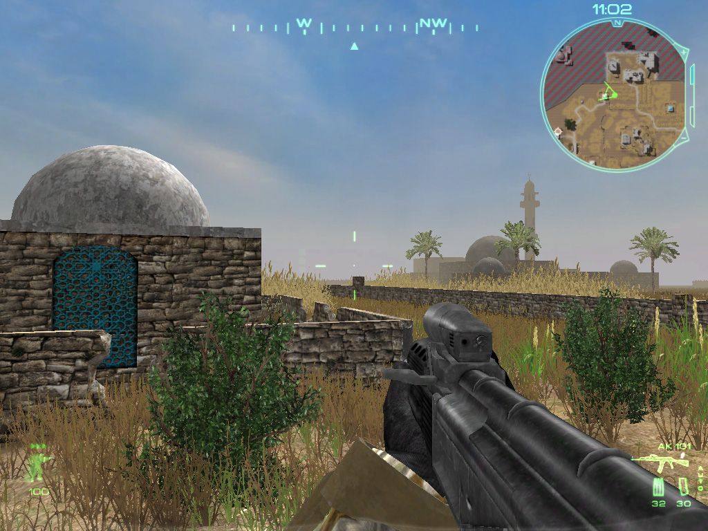 Rising Eagle: Futuristic Infantry Warfare (Windows) screenshot: AK101 an advanced model of the popular Russian weapon