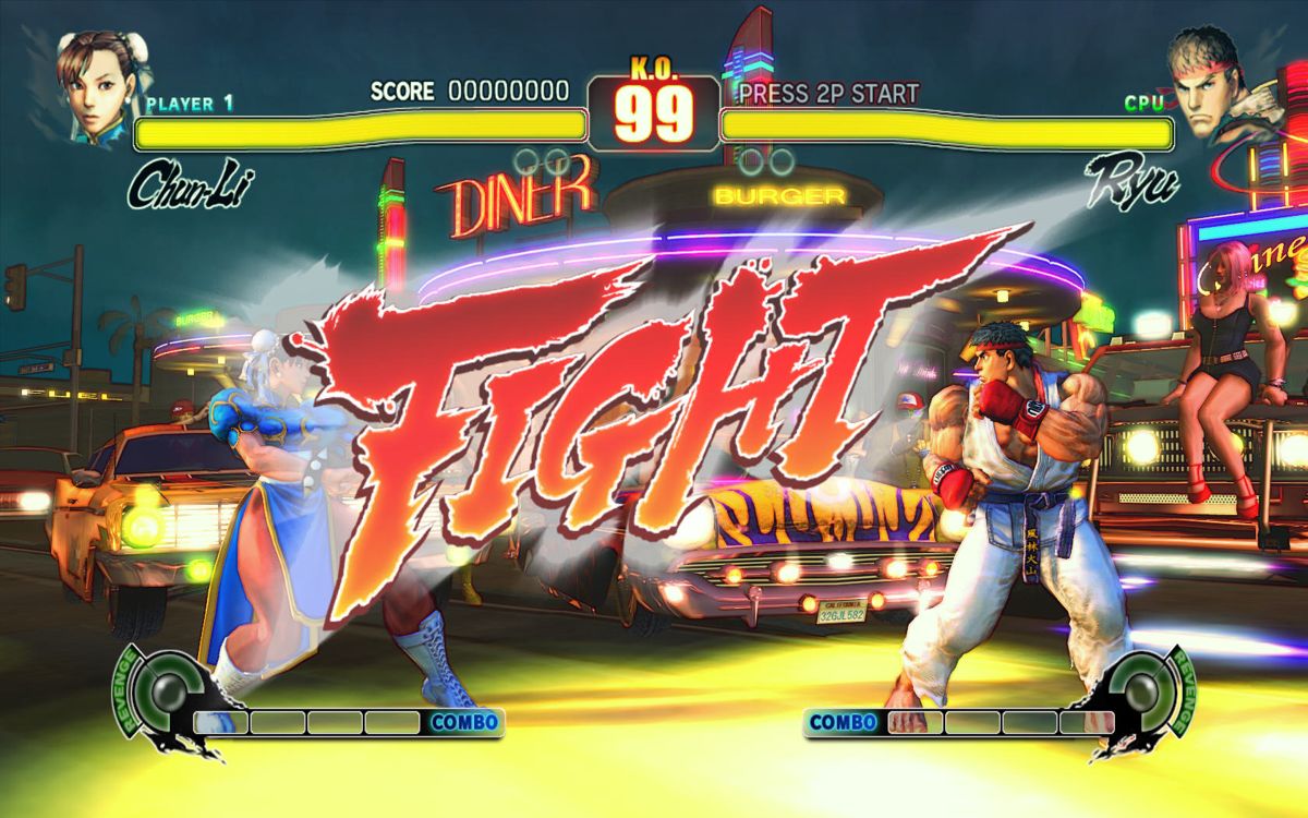 Street Fighter IV (Windows) screenshot: Time to fight.